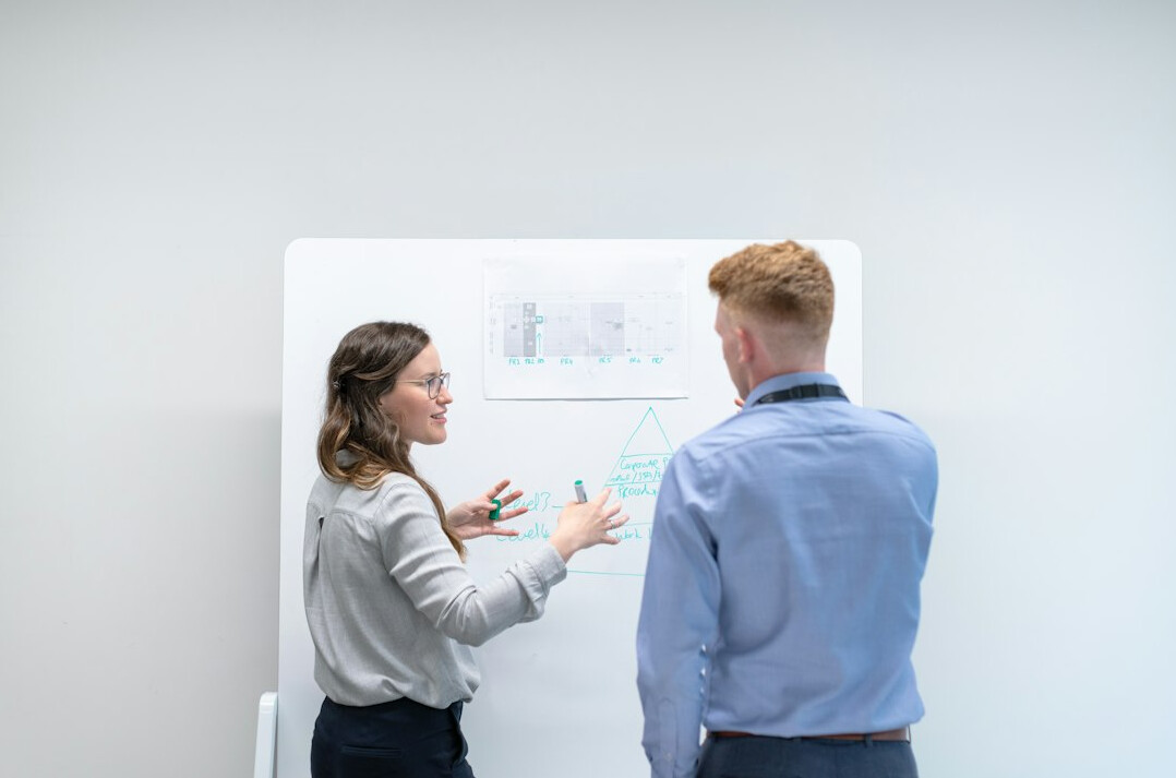 business team discussing strategy